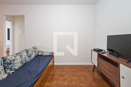 Sala de apartamento para alugar com 2 quartos, 70m² em Barra Funda, Guarujá