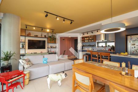 Sala/Cozinha de apartamento para alugar com 3 quartos, 150m² em Jardim das Bandeiras, São Paulo