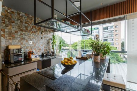 Varanda da Sala de apartamento à venda com 3 quartos, 95m² em Vila Olímpia, São Paulo