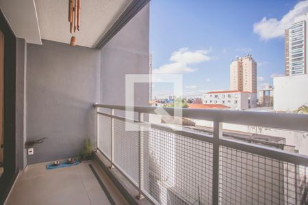 Varanda da Sala / Cozinha de apartamento para alugar com 2 quartos, 62m² em Vila Monte Alegre, São Paulo