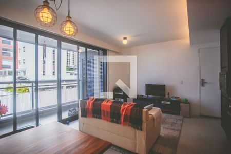 Sala / Cozinha de apartamento para alugar com 2 quartos, 62m² em Vila Monte Alegre, São Paulo