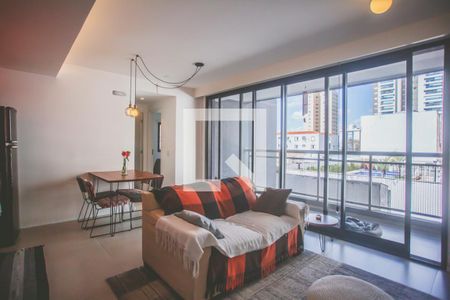 Sala / Cozinha de apartamento para alugar com 2 quartos, 62m² em Vila Monte Alegre, São Paulo