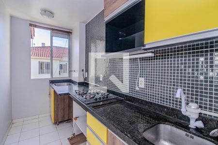 Cozinha e Área de Serviço de apartamento à venda com 2 quartos, 40m² em Mário Quintana, Porto Alegre