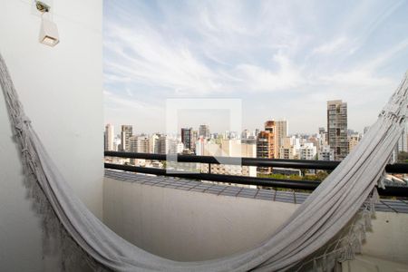 Varanda da Sala de Estar e Jantar de apartamento à venda com 2 quartos, 83m² em Pinheiros, São Paulo