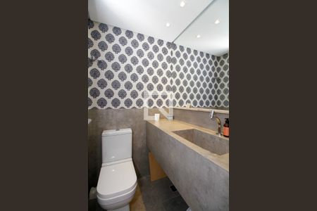 Lavabo Sala de Estar e Jantar de apartamento à venda com 2 quartos, 83m² em Pinheiros, São Paulo