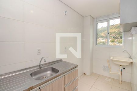 Cozinha e Área de Serviço de apartamento à venda com 2 quartos, 45m² em Morro Santana, Porto Alegre