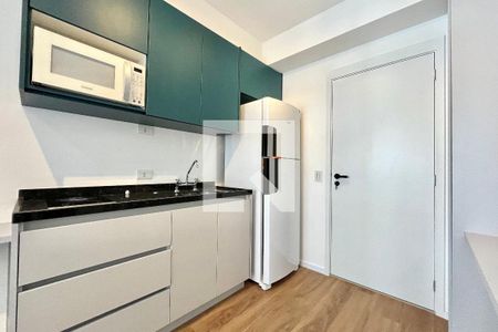 Sala/Cozinha de apartamento à venda com 1 quarto, 29m² em Jardim Prudência, São Paulo
