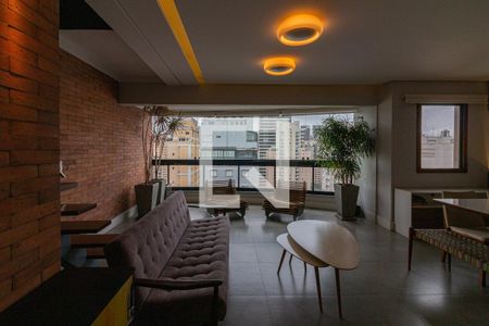 Sala de apartamento para alugar com 3 quartos, 210m² em Vila Olímpia, São Paulo