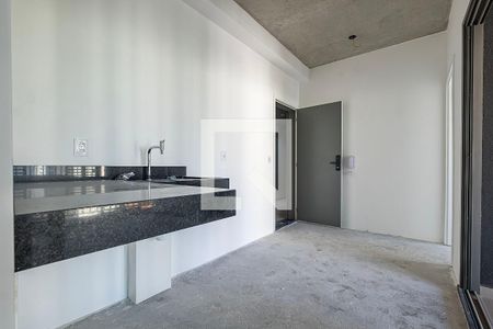 Sala/Cozinha de apartamento à venda com 2 quartos, 50m² em Cerqueira César, São Paulo