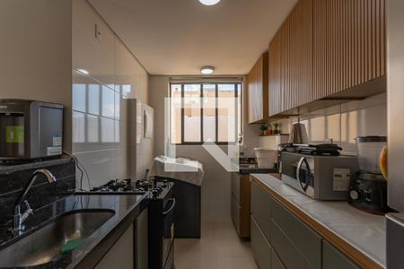 Cozinha de apartamento à venda com 2 quartos, 54m² em São Gotardo, Belo Horizonte