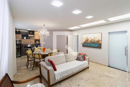 Sala de apartamento à venda com 3 quartos, 105m² em Castelo, Belo Horizonte