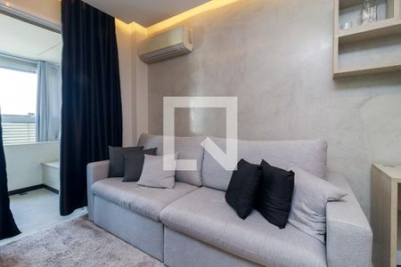 Sala de apartamento à venda com 1 quarto, 43m² em Cidade Monções, São Paulo