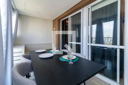 Sala - Varanda de apartamento à venda com 1 quarto, 43m² em Cidade Monções, São Paulo