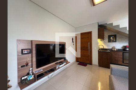 Sala de apartamento à venda com 2 quartos, 110m² em Jardim, Santo André