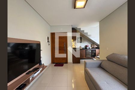 Sala de apartamento à venda com 2 quartos, 110m² em Jardim, Santo André