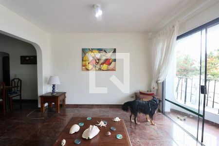 Sala de apartamento para alugar com 4 quartos, 144m² em Jardim Asturias, Guarujá