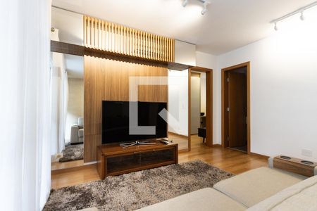 Sala de apartamento para alugar com 3 quartos, 106m² em Pompeia, São Paulo