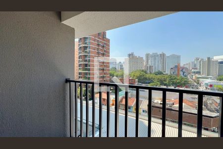 Varanda de apartamento à venda com 1 quarto, 26m² em Pinheiros, São Paulo