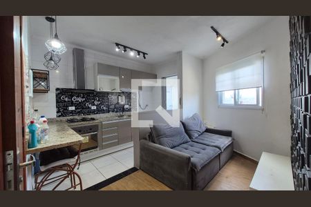 Sala de apartamento para alugar com 1 quarto, 35m² em Vila Vitória, Santo André