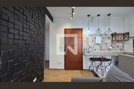 Sala de apartamento para alugar com 1 quarto, 35m² em Vila Vitória, Santo André