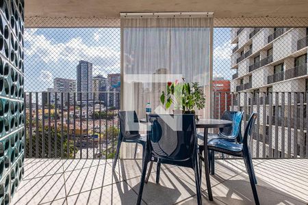 Sala/Cozinha - Varanda de apartamento à venda com 1 quarto, 50m² em Sumarezinho, São Paulo