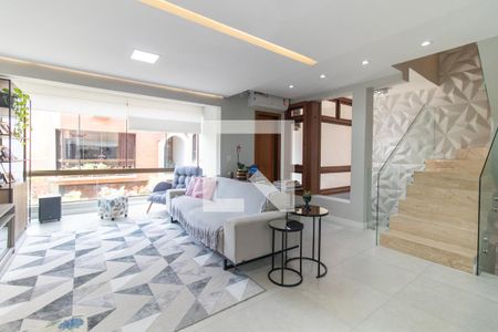 Sala de casa de condomínio à venda com 3 quartos, 220m² em Camaquã, Porto Alegre