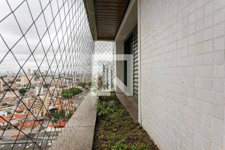 Varanda da Sala de apartamento à venda com 4 quartos, 160m² em Tatuapé, São Paulo