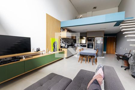 Sala/Cozinha de casa à venda com 1 quarto, 143m² em Parque das Nações, Santo André