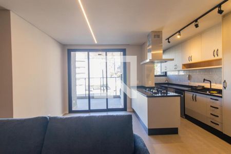 Sala de apartamento para alugar com 2 quartos, 78m² em Cabral, Curitiba