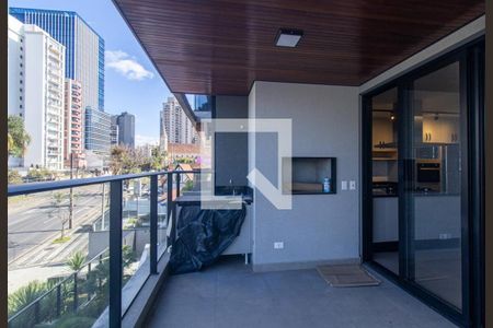 Varanda gourmet de apartamento para alugar com 2 quartos, 78m² em Cabral, Curitiba