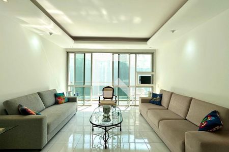 Sala de apartamento à venda com 4 quartos, 140m² em Humaitá, Rio de Janeiro