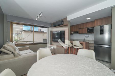 Sala de apartamento à venda com 2 quartos, 60m² em Higienópolis, Porto Alegre