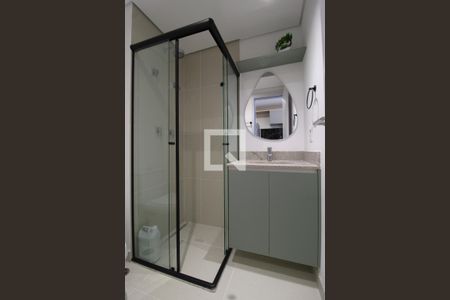 Banheiro Social de kitnet/studio para alugar com 1 quarto, 28m² em Planalto Paulista, São Paulo