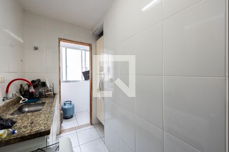 Cozinha de apartamento para alugar com 2 quartos, 64m² em José Menino, Santos