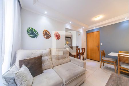 Sala de apartamento para alugar com 2 quartos, 47m² em Vila Floresta, Santo André