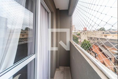 Varanda da Sala de apartamento para alugar com 2 quartos, 47m² em Vila Floresta, Santo André