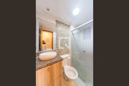 Banheiro de apartamento para alugar com 2 quartos, 47m² em Vila Floresta, Santo André