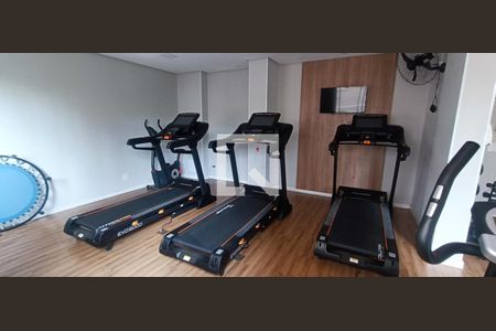 Área comum - Academia de kitnet/studio para alugar com 1 quarto, 24m² em Paraíso do Morumbi, São Paulo