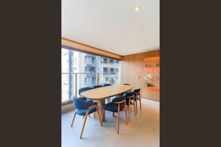 Varanda Gourmet  de apartamento à venda com 3 quartos, 145m² em Campo Belo, São Paulo