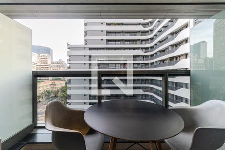 Varanda de kitnet/studio para alugar com 1 quarto, 29m² em República, São Paulo