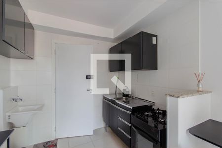 Cozinha e Área de Serviço de apartamento para alugar com 1 quarto, 34m² em Jardim da Gloria, São Paulo
