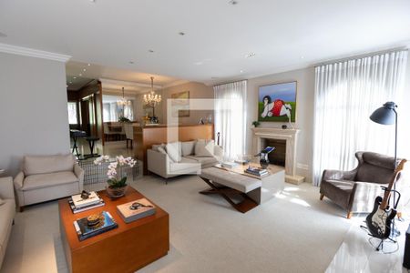 Sala 1 de casa à venda com 4 quartos, 370m² em Alphaville Dom Pedro, Campinas