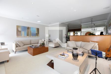 Sala 1 de casa à venda com 4 quartos, 370m² em Alphaville Dom Pedro, Campinas