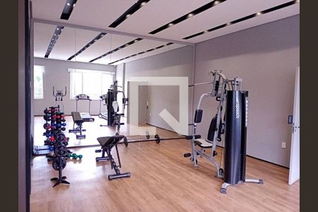 Área comum - Academia de apartamento à venda com 1 quarto, 25m² em Campo Belo, São Paulo