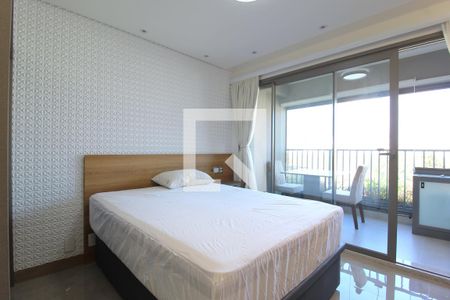 Sala/Quarto de kitnet/studio para alugar com 1 quarto, 30m² em Indianópolis, São Paulo