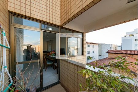 Varanda da Sala de apartamento à venda com 4 quartos, 140m² em Coração de Jesus, Belo Horizonte