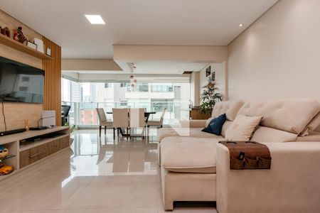 Sala de apartamento à venda com 2 quartos, 84m² em Jardim Caravelas, São Paulo