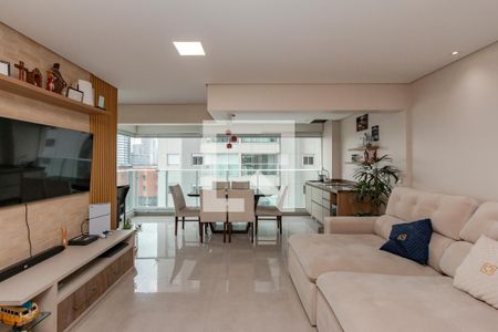 Sala de apartamento à venda com 2 quartos, 84m² em Jardim Caravelas, São Paulo