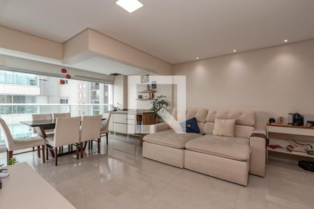 Sala de apartamento à venda com 2 quartos, 84m² em Jardim Caravelas, São Paulo