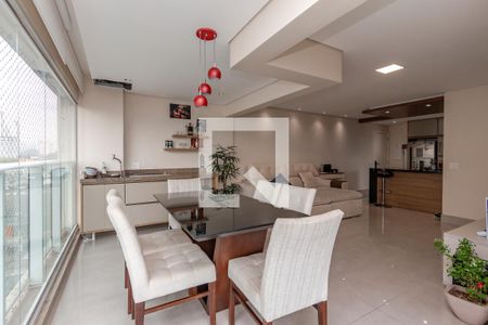 Varanda da Sala de apartamento à venda com 2 quartos, 84m² em Jardim Caravelas, São Paulo